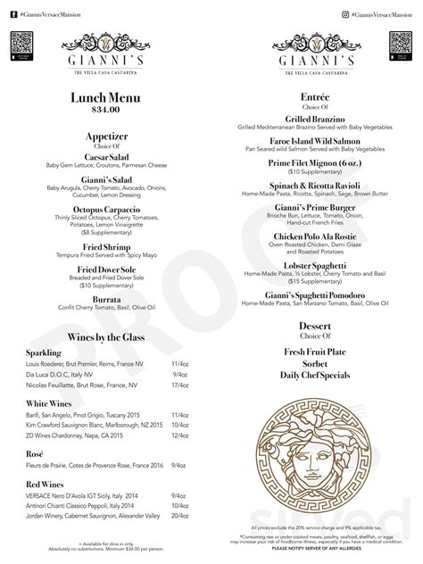 gianni versace mansion miami|Versace restaurant Miami menu prices.